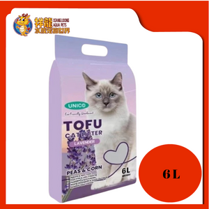 UNICO TOFU CAT LITTER 6L [LAVENDER]