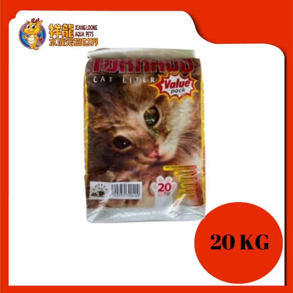 TORNADO CAT LITTER 20KG [COFFEE]