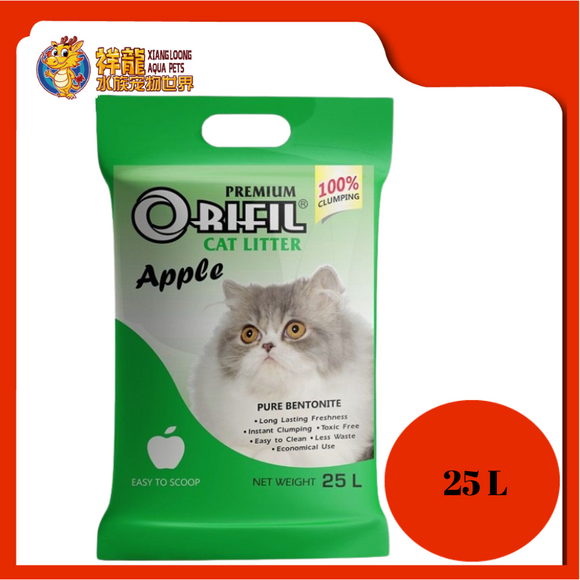 ORIFIL CAT LITTER 25L [APPLE]