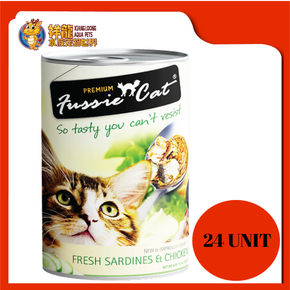 FUSSIE CAT FRESH SARDINE & MACKEREL 400G (RM4.85 X 24 UNIT)