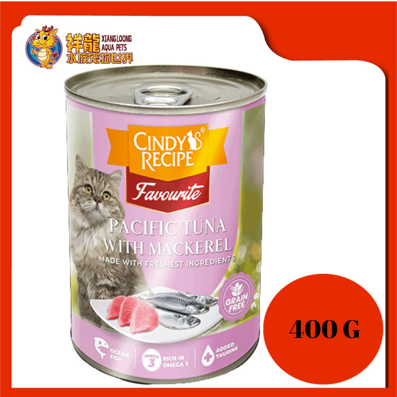 CINDY'S FAVOURITE TUNA WITH MACKEREL 400G