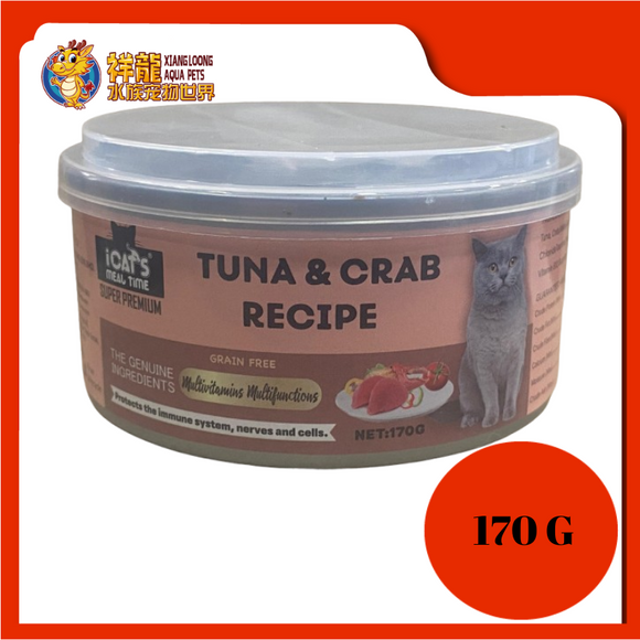 I CAT'S TUNA & CRAB 170G