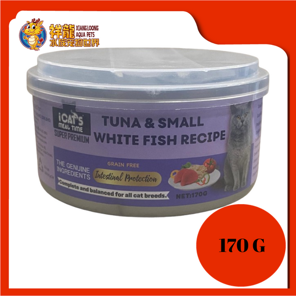 I CAT'S TUNA & SMALL WHITE FISH 170G