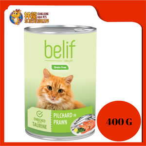 BELIF CAT PILCHARD IN PRAWN 400G