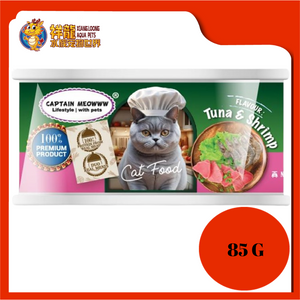 CAPTAIN MEOWWW TUNA & SHRIMP 85G