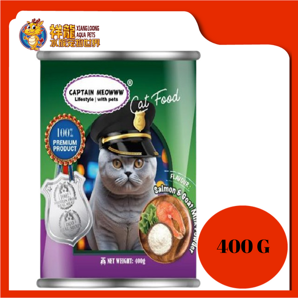 CAPTAIN MEOWWW SALMON & GOAT MILK 400G