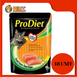 PRODIET POUCH FRESH TUNA 85G x 48UNIT