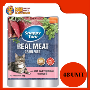 SNAPPY TOM BEEF & VEGETABLES 85G X 48