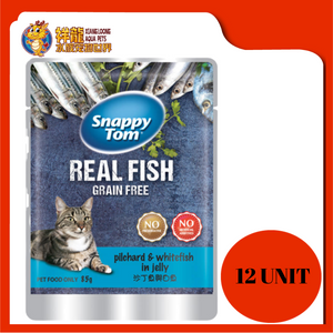 SNAPPY TOM PILCHARD & WHITE FISH 12 UNIT X 85G