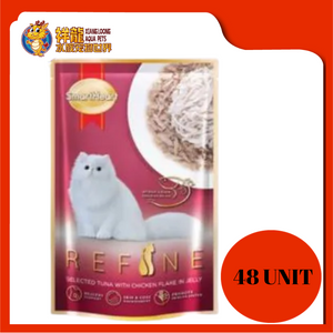 REFINE SELECTED TUNA W CHIC FLAKES (48 UNIT X 70G)