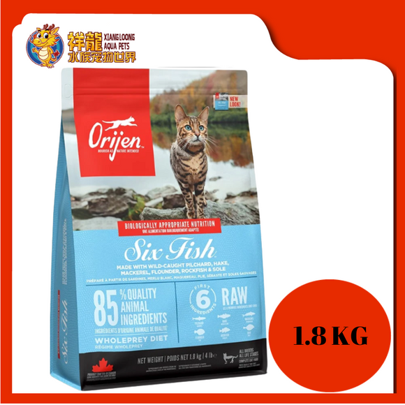 ORIJEN SIX FISH CAT FOOD 1.8KG