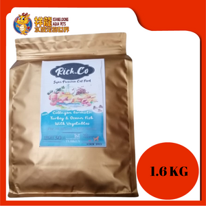 RICH.CO TURKEY, OCEAN FISH & VEGETABLES 1.6KG REPACK