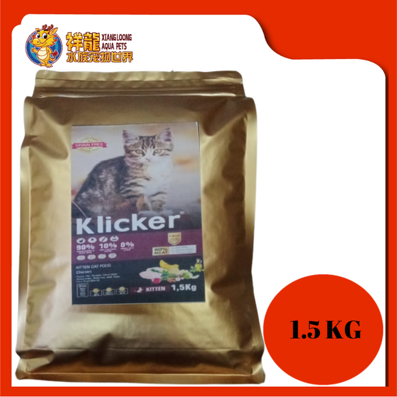 KLICKER KITTEN CHICKEN 1.5KG REPACK