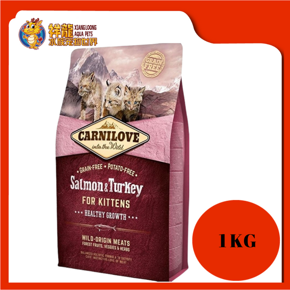 CARNILOVE KITTEN SALMON & TURKEY 1KG REPACK