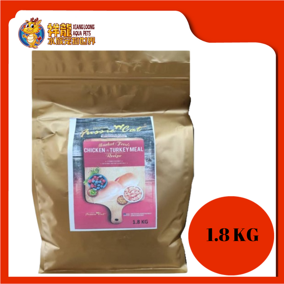 FUSSIE CAT FRESH CHICKEN & TURKEY 1.8KG REPACK