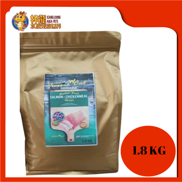 FUSSIE CAT FRESH SALMON & CHICKEN 1.8KG REPACK