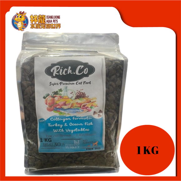 RICH CO TURKEY & OCEAN FISH 1KG REPACK