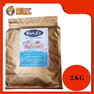 RICH CO TURKEY & OCEAN FISH 2KG REPACK