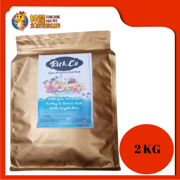 RICH CO TURKEY & OCEAN FISH 2KG REPACK
