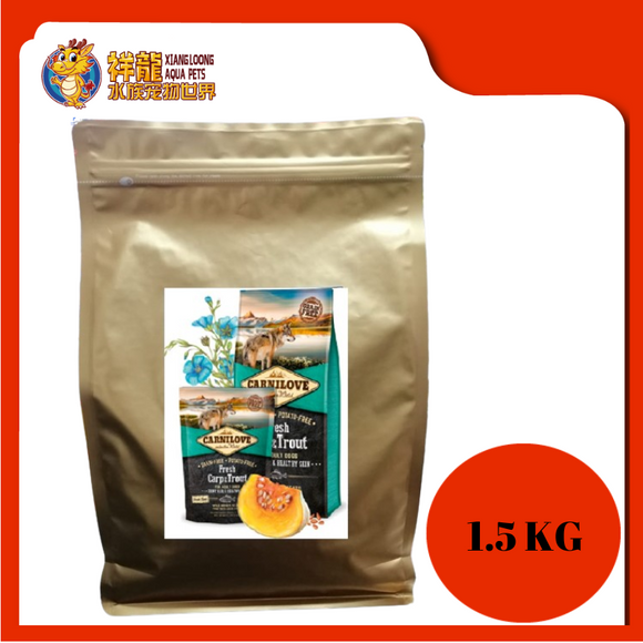 CARNILOVE FRESH CRAP & TROUT 1.5KG REPACK