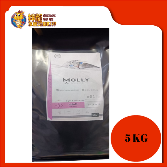 MOLLY LIGHT & STERELISED CHICKEN 5KG REPACK
