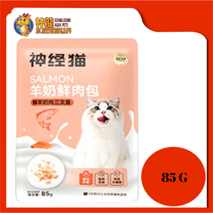 CRAZY CAT POUCH 85G [GOAT MILK+SALMON]