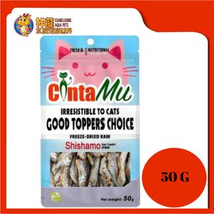 CINTAMU CAT DRIED RAW SHISHAMO 50G