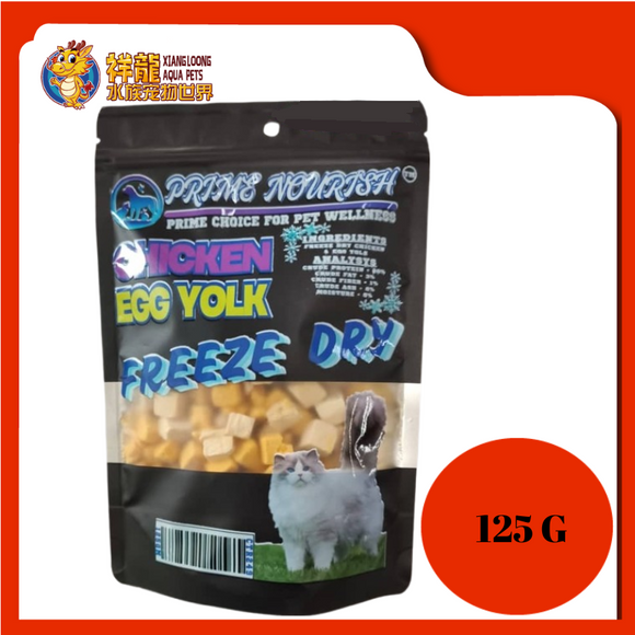 PRIME NOURISH FREEZE DRY CHICKEN+EGG YOLK 125G