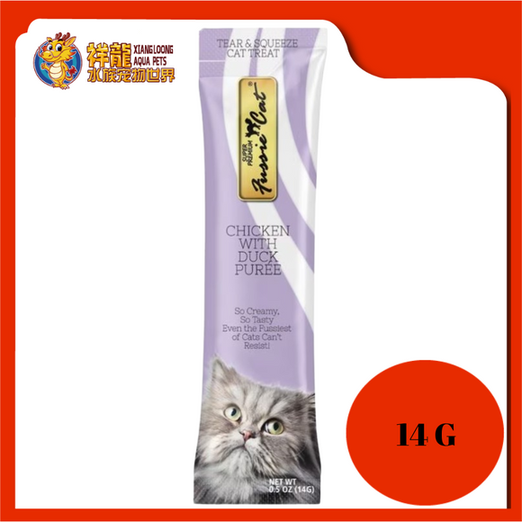 FUSSIE CAT CHICKEN & DUCK PUREE 14G