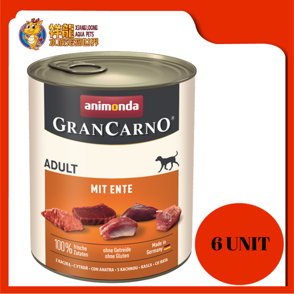 GRANCARNO ADULT WITH DUCK 800G X 6UNIT