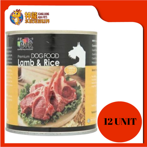 BARK PREMIUM DOG CAN FOOD LAMB & RICE 680G X 12 UNITS