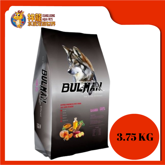 BULMAN NUTRITION DOG FOOD LAMB 3.75KG