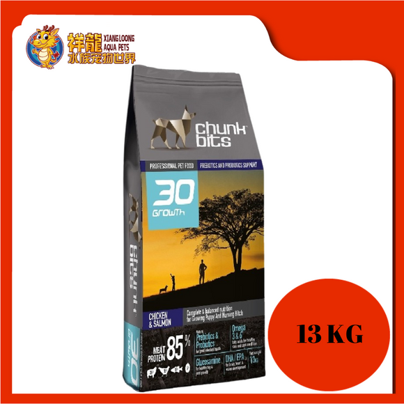 CHUNKBIT GROWTH 30 CHICKEN & SALMON 13KG