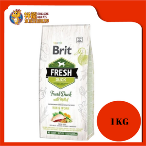 BRIT FRESH DUCK ACTIVE RUN & WORKS 1KG REPACK