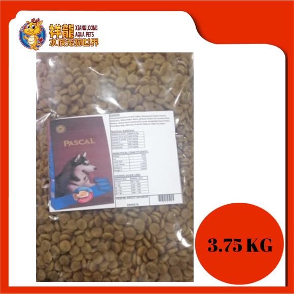 PASCAL ADULT DOG SALMON 3.75KG REPACK