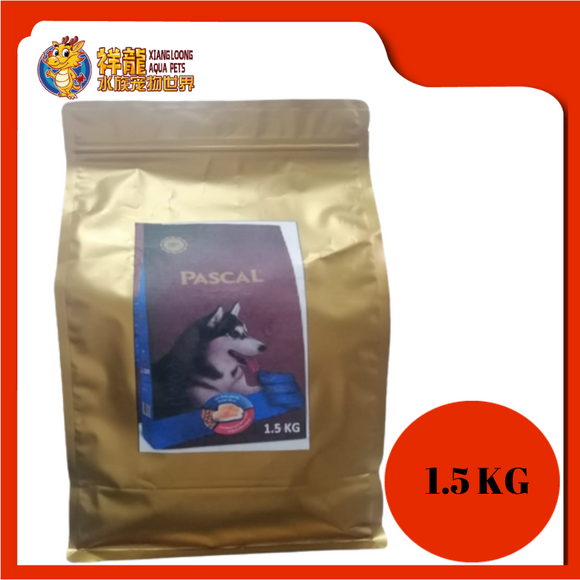 PASCAL ADULT DOG SALMON 1.5KG REPACK