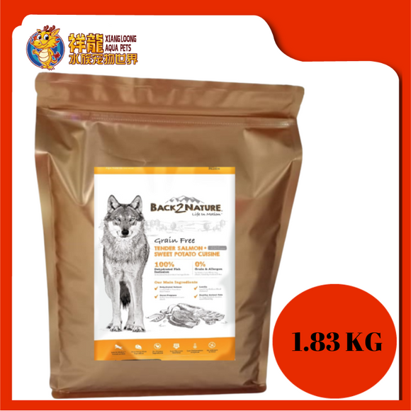 BACK2NATURE GRAIN FREE SALMON 1.83KG REPACK