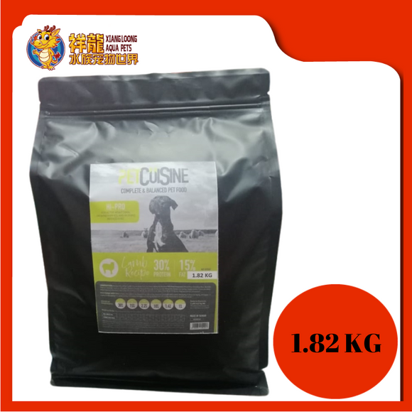 PET CUISINE HI-PRO LAMB 1.82KG REPACK
