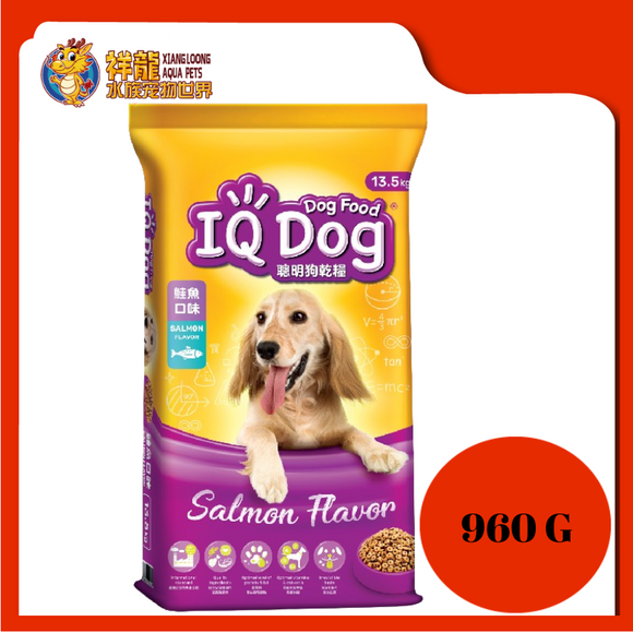 IQ DOG SALMON 960G REPACK