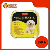 ANIMONDA VOM FEINSTEN LIGHT LUNCH TURKEY + CHEESE DOG FOOD 150G X 22UNIT