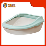 HIGHBACK LITTER TRAY [S] WITH COVER 42CM x 36CM x 18CM [CAT TOILET]