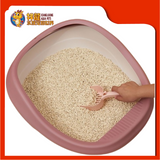 HIGHBACK LITTER TRAY [S] WITH COVER 42CM x 36CM x 18CM [CAT TOILET]
