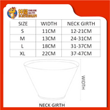E-COLLAR PU/PVC SAIZ:M 24-31CM