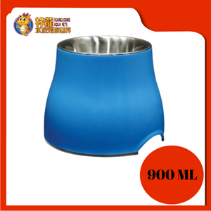 ELEVATED DISH LARGE BLUE 900ML {73751}