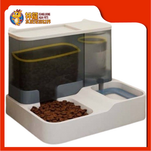 WATER (1L) FOOD (2.8L) FEEDER 30.5X25X23CM