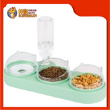 3IN1 CAT FACE PET BOWL 38X13.5X19CM