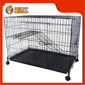 [AM] PET CAGE WITH ROLLER+TRAY-{6366N/S}