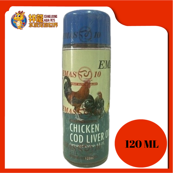 EMAS 10 COD LIVER OIL 120ML {7789}