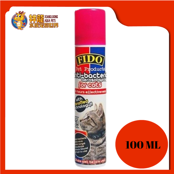 FIDO ANTI BACTERIA AEROSOL CAT SPRAY 100ML
