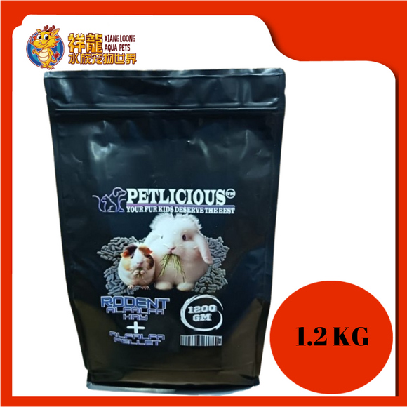PETLICIOUS RODENT ALFALFA + PELLET 1.2KG